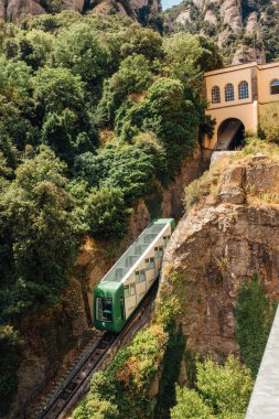 Manastır Santa Maria de Montserrat, Katalonya, İspanya. Meşhur Bakire