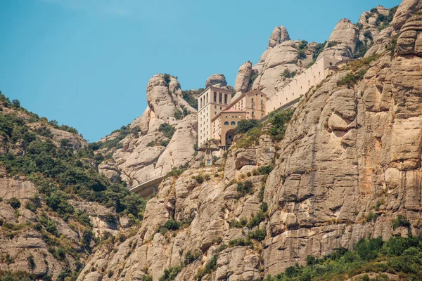 Гори Верхнього Монастиря Монтсеррат Іспанія — стокове фото