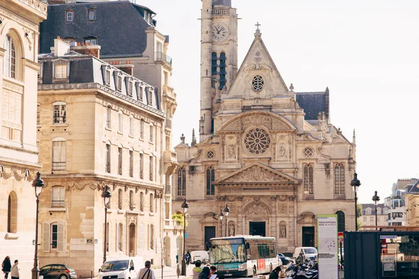 Paris France Church Saint Etienne Mont 1494 1624 Next Pantheon — Stock Photo, Image