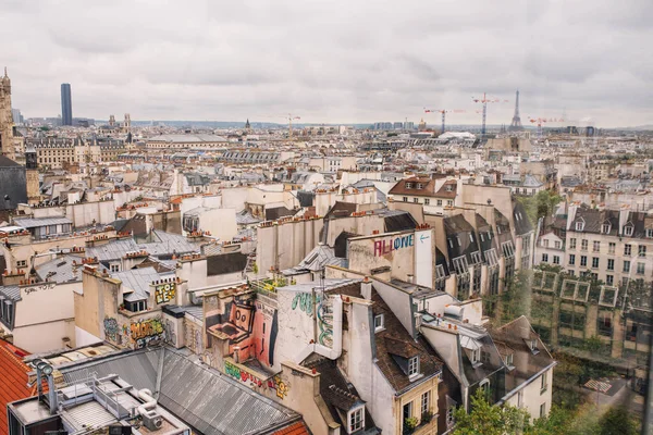 Parigi Francia Veduta Dei Tetti Della Città Dalla Galleria Osservazione — Foto Stock