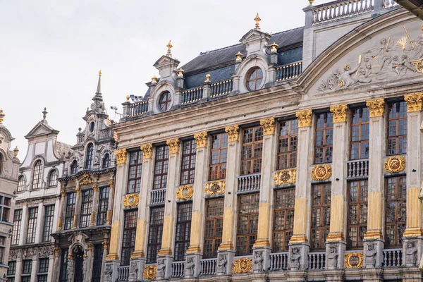 Piazza Principale Bruxelles Belgio Una Giornata Sole Patrimonio Mondiale Dell — Foto Stock