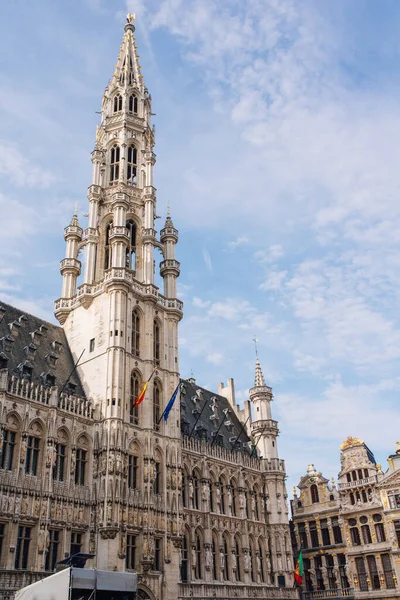 Гранд Плейс Брюсселі Бельгія Сонячний День — стокове фото