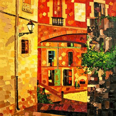 Girona Yağlıboya Resim