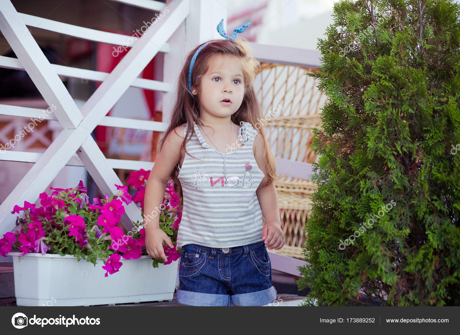 cute stylish baby girl