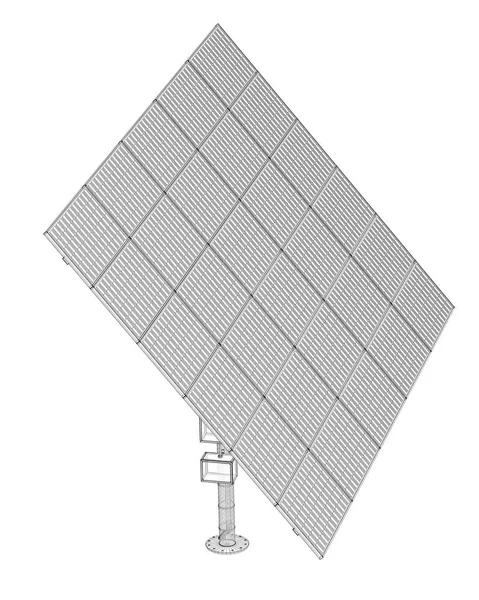 Технология солнечных панелей — стоковое фото