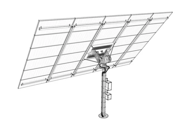 Zonnepanelen technologie — Stockfoto