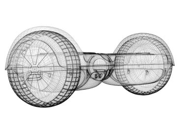 Elektrik Gyroscooter izole