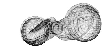 Elektrik Gyroscooter izole