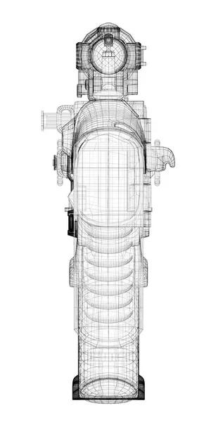 Mitragliatrice automatica — Foto Stock