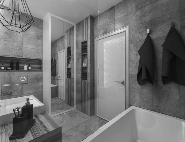 Modern design of a bathroom — Stock Photo, Image