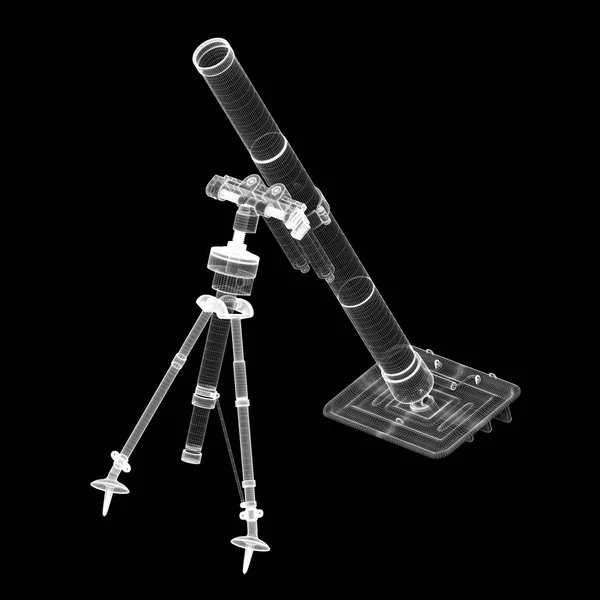 박격포 모바일 총 — 스톡 사진