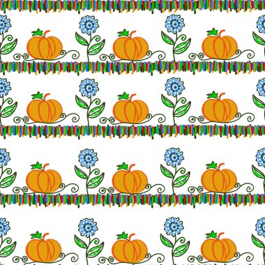 Neşeli illüstrasyon hasat