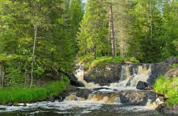 Waterfall on the Tohmajoki River — Stock Photo, Image