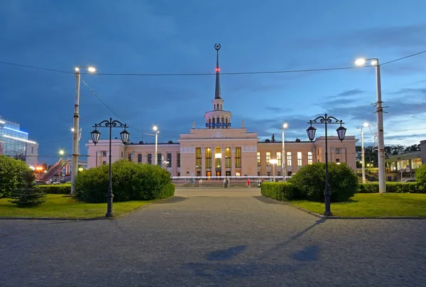 Järnvägs stationen i Petrozavodsk — Stockfoto
