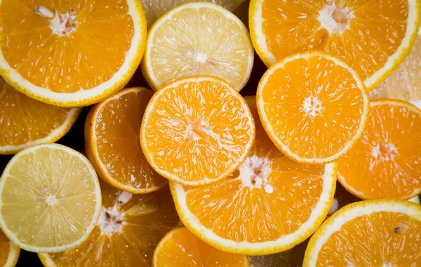 Cítricos Naranja Limón Pomelo Mandarina Lima Fondo Alimentos Frutas Surtido —  Fotos de Stock
