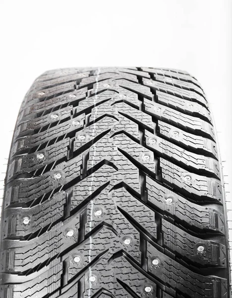 Brand new winter tire with a modern tread