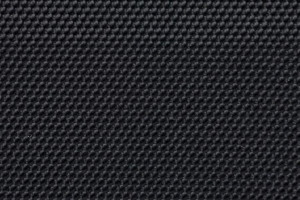 Black fabric texture background. Detail of textile material, macro