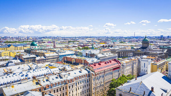 Панорама Санкт-Петербурга. Санкт-Петербург с воздуха. Санкт-Петербург, Россия
.