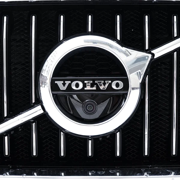 Санкт Петербург Россия Февраля 2019 Volvo V90Cc Вид Спереди Макровид — стоковое фото