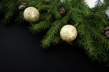 Kerstmis en Nieuwjaar donkere achtergrond