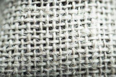 Tekstil ve giysi tasarımı için doğal ve yapay dokuların ultra makro arkaplanı. Malzemenin mikro yapısı