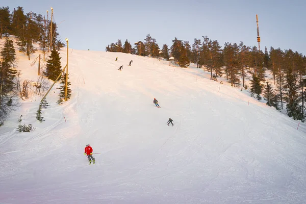 Località Sport Invernali Ruka Finlandia — Foto Stock