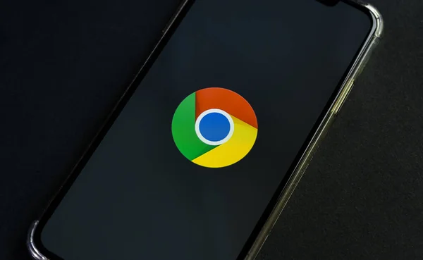 Sankt Petersburg Russia April 2020 Google Chrome Application Icon Apple — Stock Photo, Image