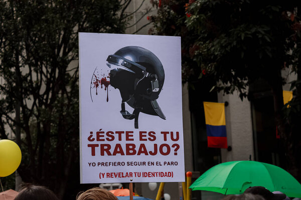 National Strike In Colombia Against Ivan Duque, Bogota Colombia , November 21, 2019