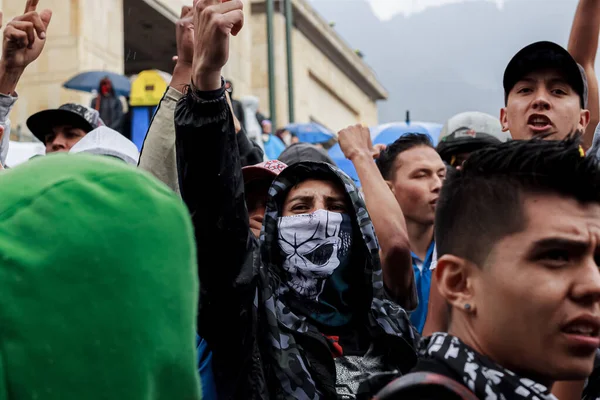 National Strike Colombia Ivan Duque Bogota Colombia Listopadu 2019 — Stock fotografie