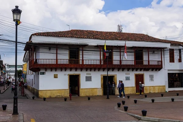 Parque Principal Funza Cundinamarca Colômbia Janeiro 2020 — Fotografia de Stock