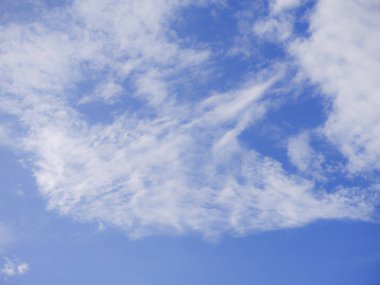 Güzel Bulutlu Mavi Gökyüzü 