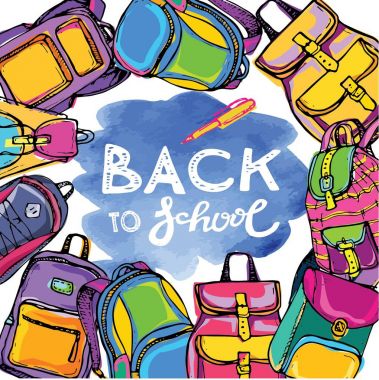 Geri okula büyük kümesi doodles. Elle mürekkeple çizilmiş. Vektör çizim. Serbest çizim okul öğeleri. Okula dönüş. 