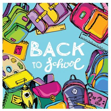 Geri okula büyük kümesi doodles. Elle mürekkeple çizilmiş. Vektör çizim. Serbest çizim okul öğeleri. Okula dönüş. 