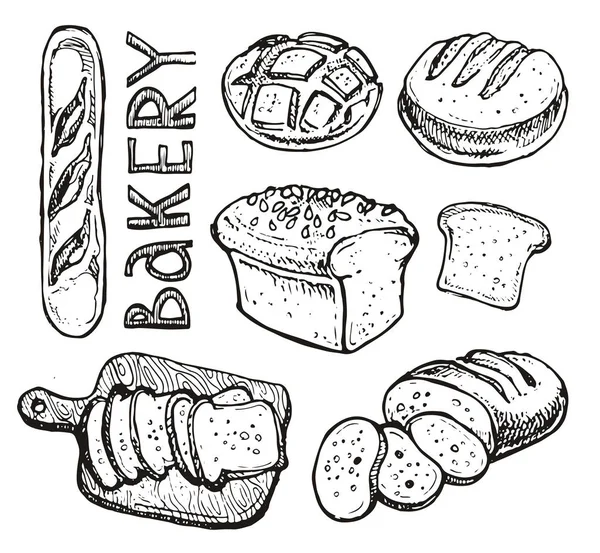 Elle çizilmiş doodle fırın