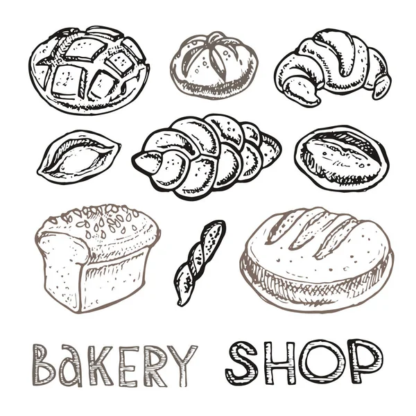 Elle çizilmiş doodle fırın