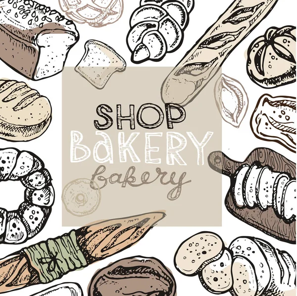 Elle çizilmiş doodle fırın