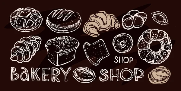 Elle çizilmiş doodle fırın