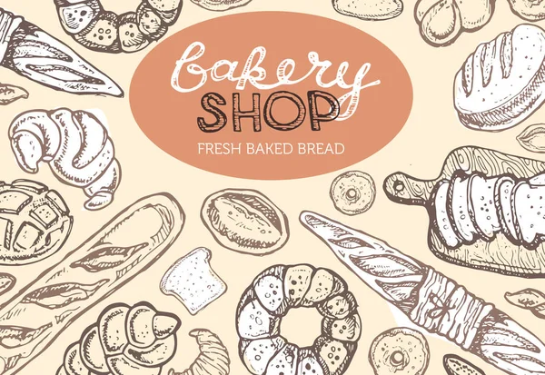 Elle çizilmiş doodle fırın