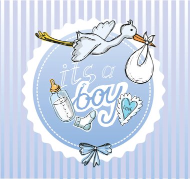 Bebek d. kartı. Bu ' bir çocuk!