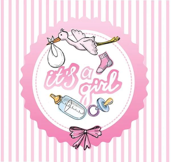 Bebek d. kartı. Bir kız