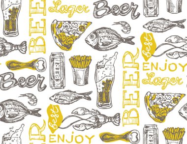 Ekim Festivali. Bira içmek. Vektör çizim.