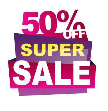 Büyük satış afiş. Yaz satışı büyük başlığı. Vektör çizim.