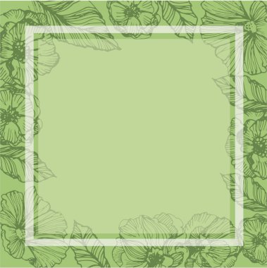 Çiçek kümesi: son derece detaylı elle çizilmiş çiçek ve yaprakları. Yaz çiçek. Bahar çiçek.