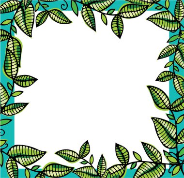  Vintage grunge tebrik kartı çiçek ve yaprakları ile. Vektör çizim.