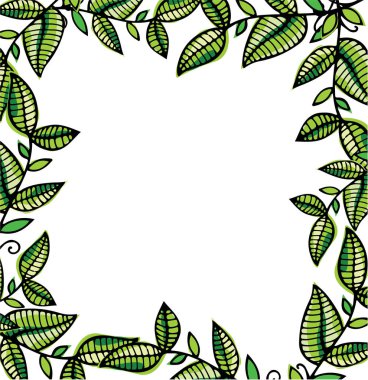  Vintage grunge tebrik kartı çiçek ve yaprakları ile. Vektör çizim.