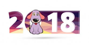 Mutlu yeni yıl 2018: köpek