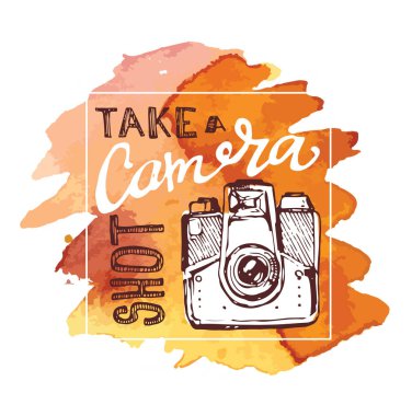 El vektör retrocamera çekilmiş. İyi bir çekim!