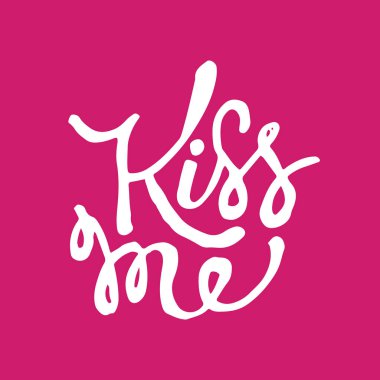 Çizilmiş doodle yazı el - seni Sevgililer günü