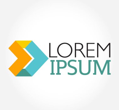 Logo tasarımı. Soyut web vektör simgesi. Logo 