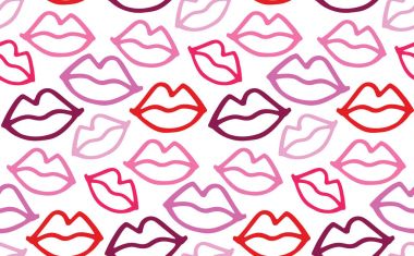 Elle çizilmiş doodle aşk desen. Mutlu Sevgililer günü